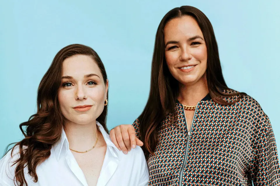 Bobbie cofounders Laura Modi, left, and Sarah Hardy. BOBBIE